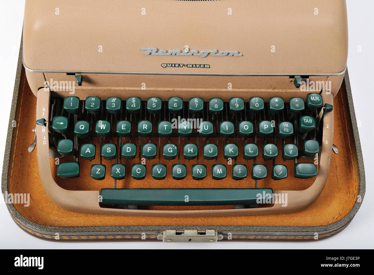 1950's Remington manual  typewriter. Stock Photo
