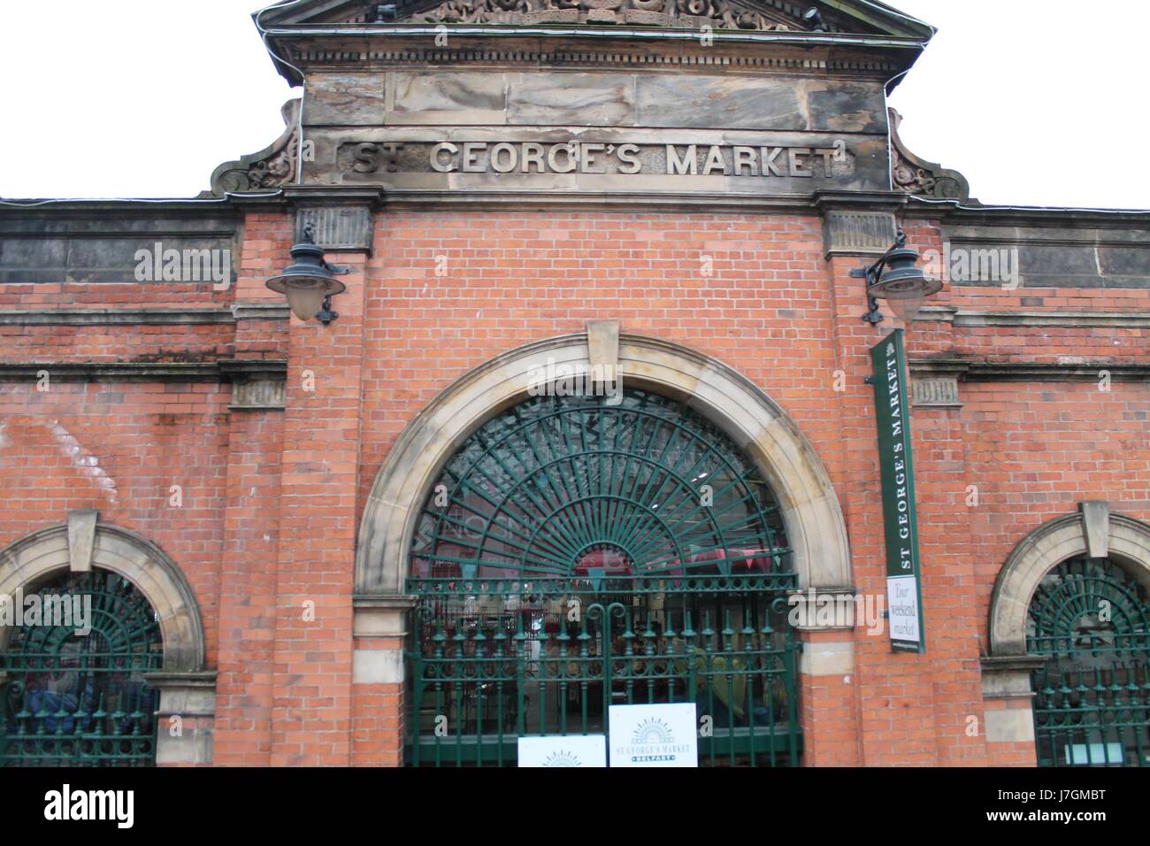 St George's Market, Belfast, Ireland Stock Photo