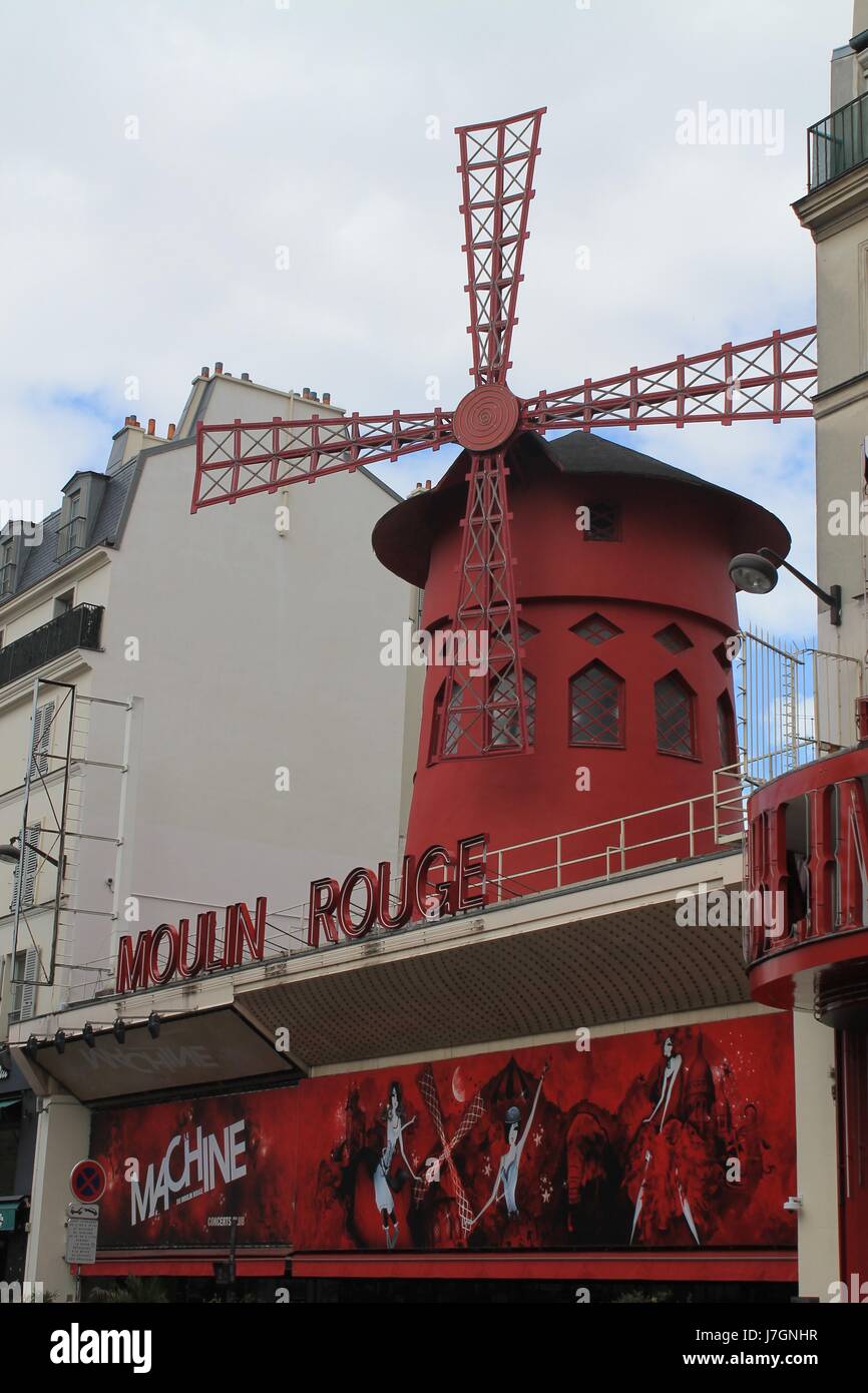 Moulin Rouge, Paris, France Stock Photo