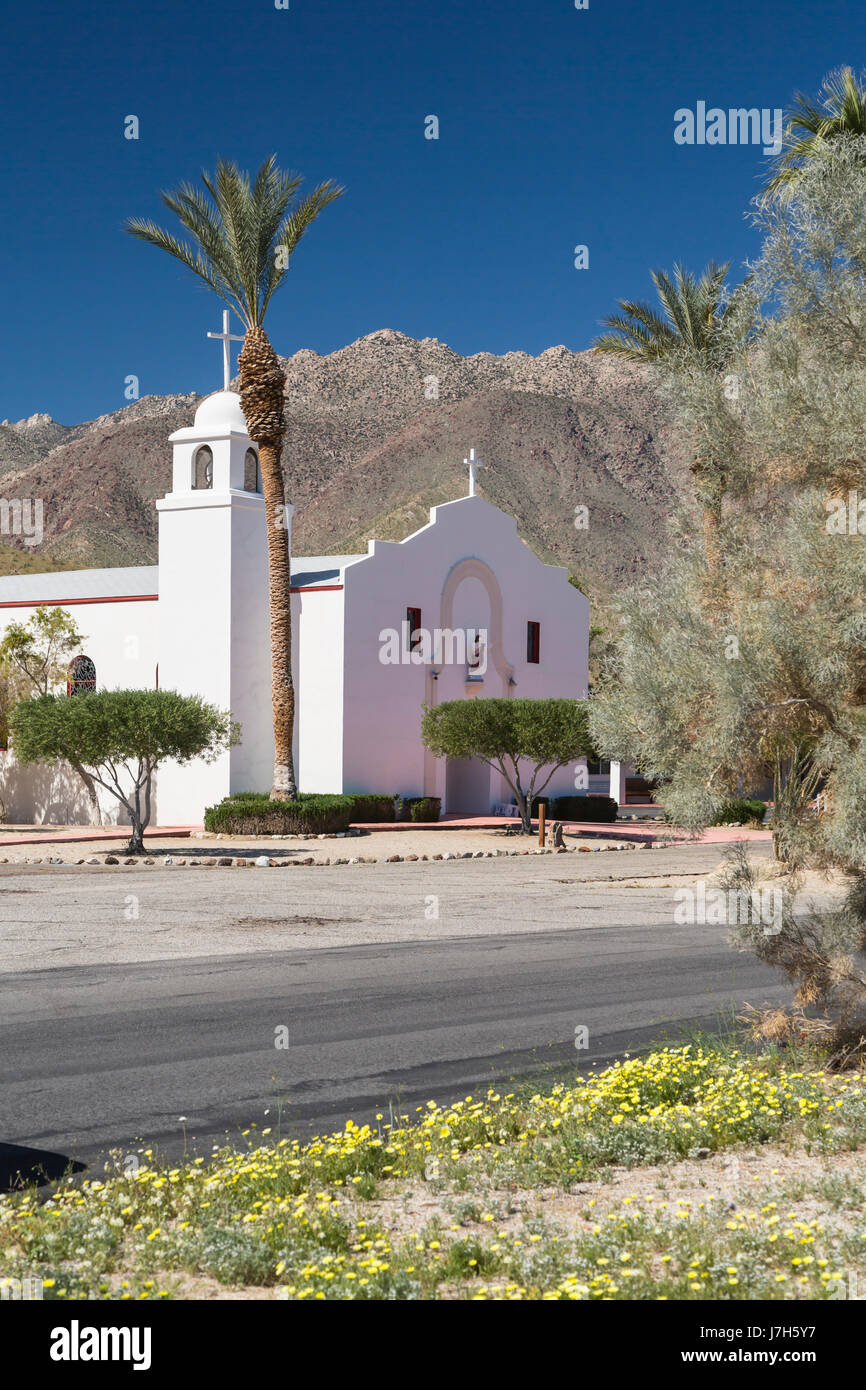 The St. Barnabas Episcopal Church in Borrego Springs, California, USA Stock Photo Alamy