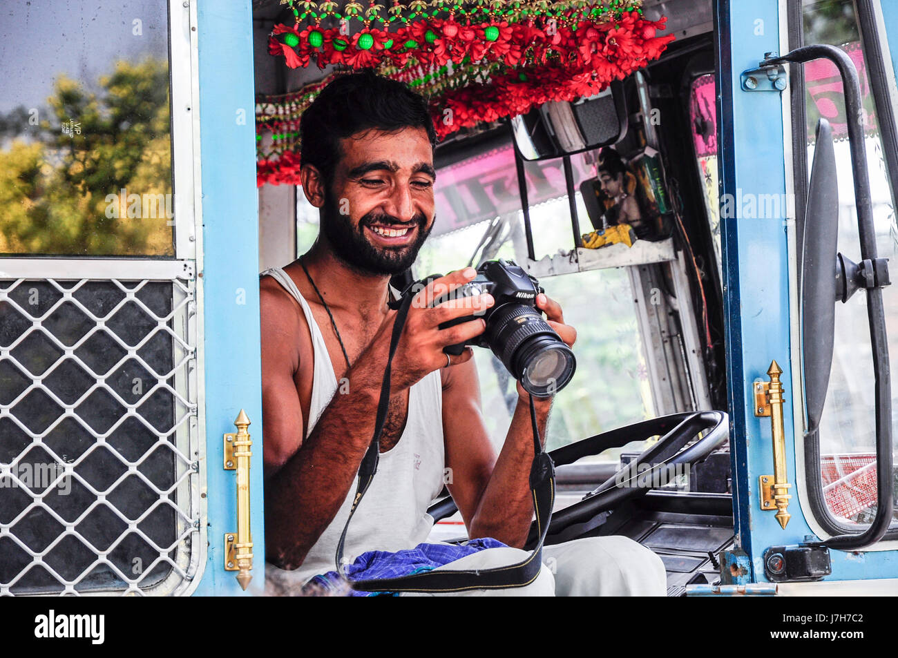 desi wife and driver