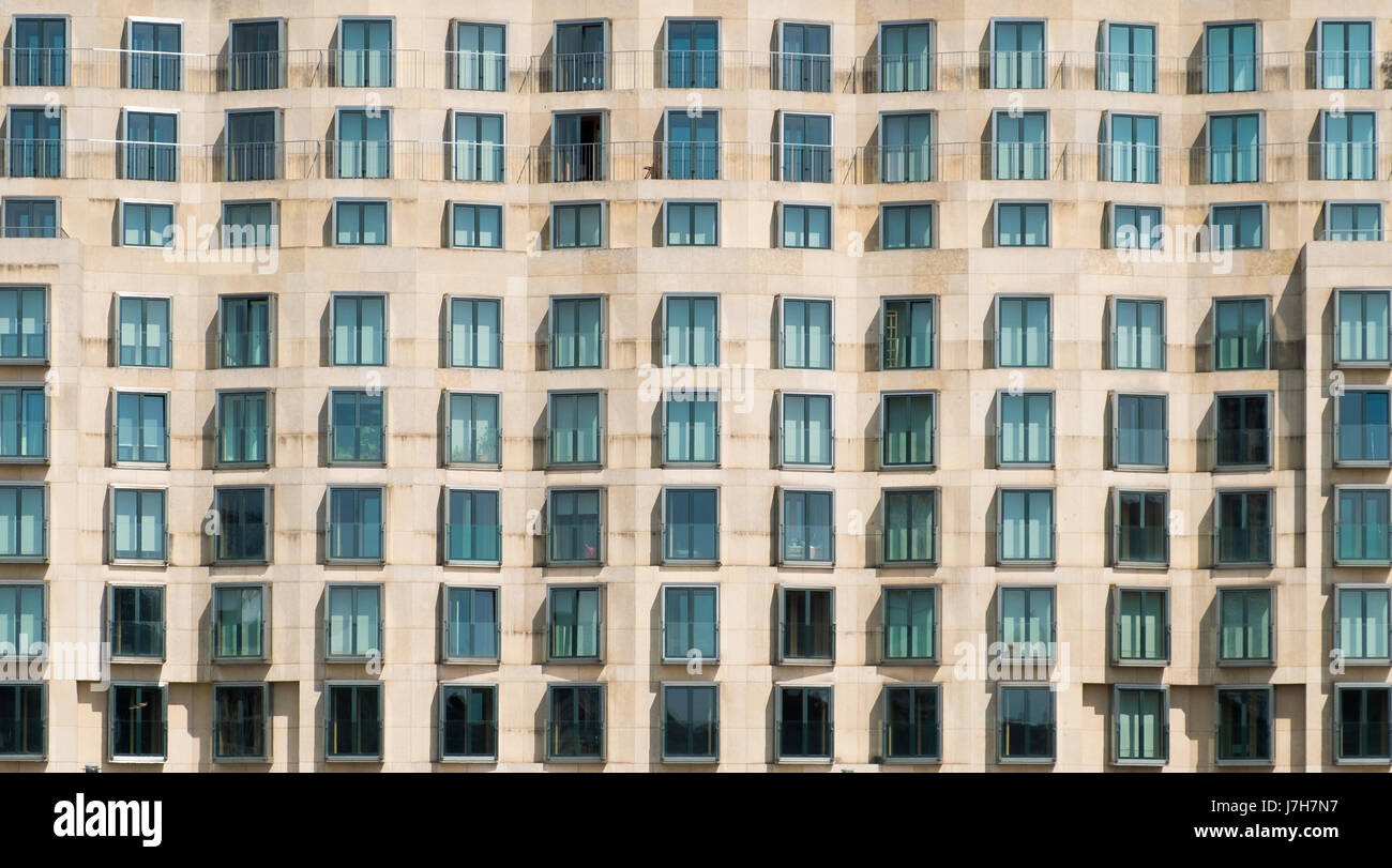 Berlin, Germany - may 23, 2017: The facade of the DZ Bank building located at Pariser Platz 3 in Berlin. It is an office, conference, and residential  Stock Photo