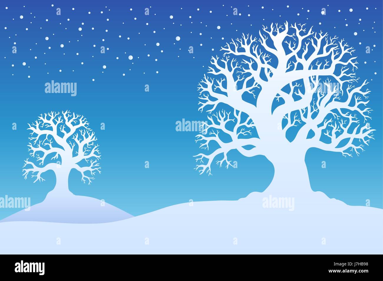 tree winter wintry season plant nature natural environment enviroment art model Stock Photo