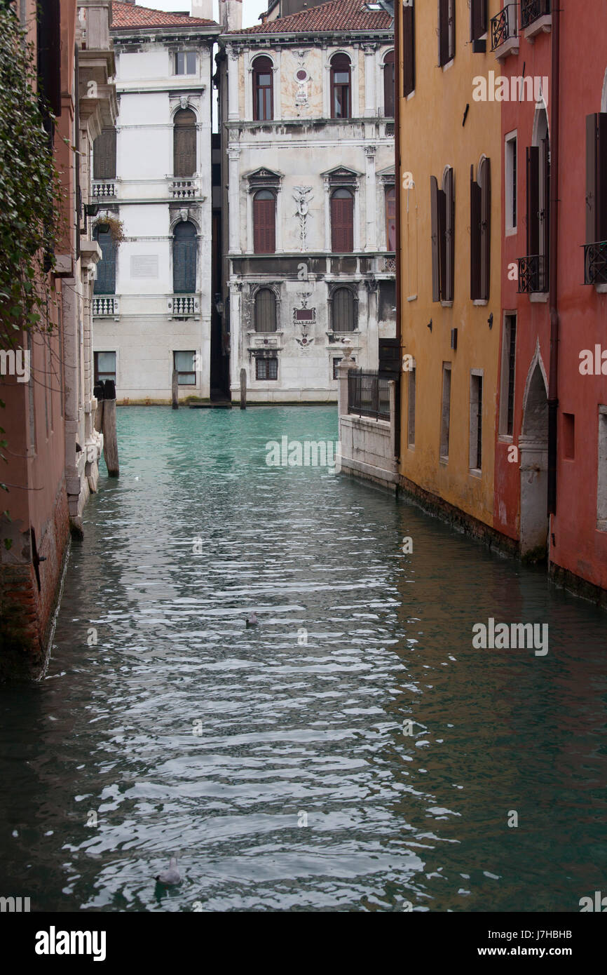 venice gondola canal italy water travel city town holiday vacation holidays Stock Photo