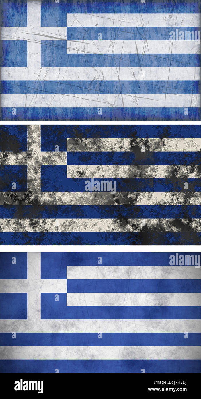 Greek flag vintage hi-res stock photography and images - Alamy