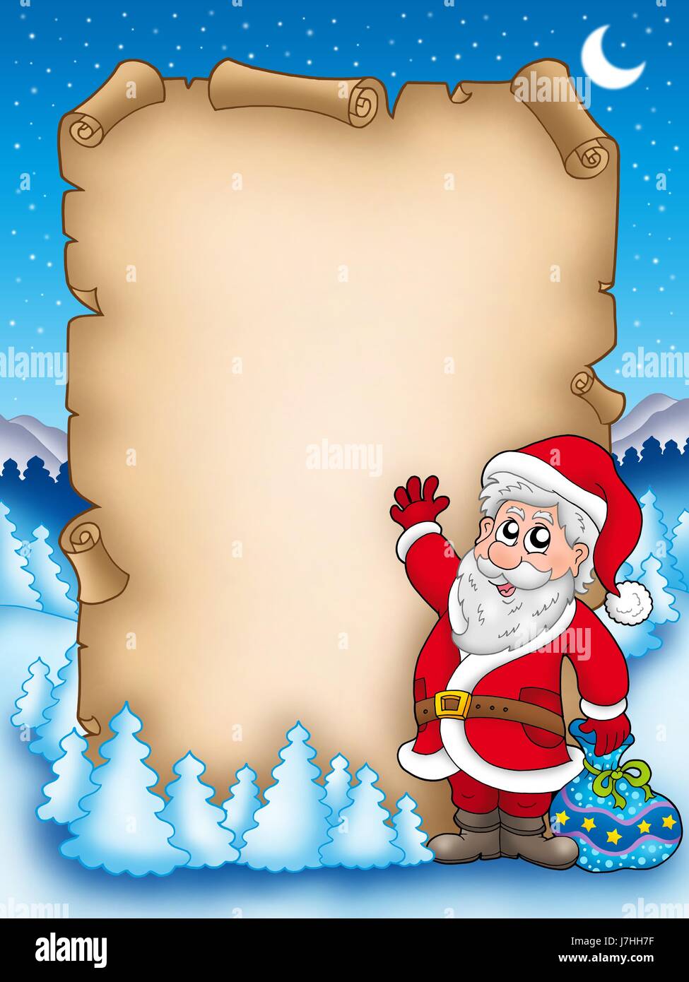 letter list christmas document scroll xmas x-mas note memo laugh laughs ...