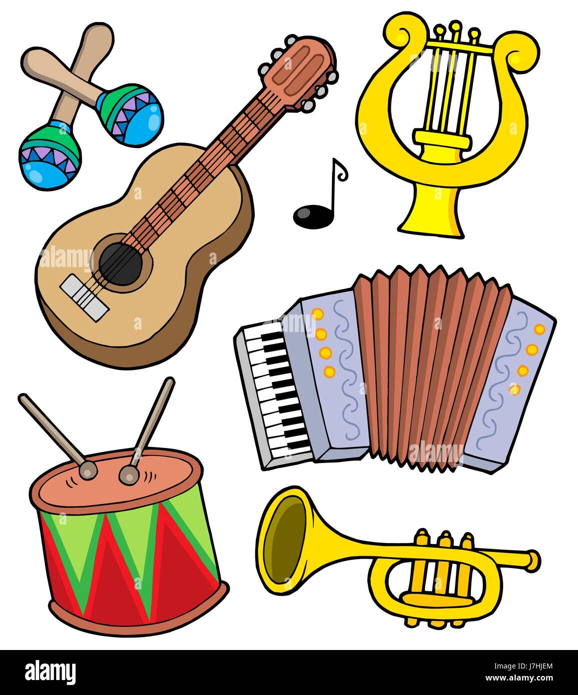MUSICAL INSTRUMENTS Monochrome Hand Drawn Sketch Collection 20454996 Vector  Art at Vecteezy