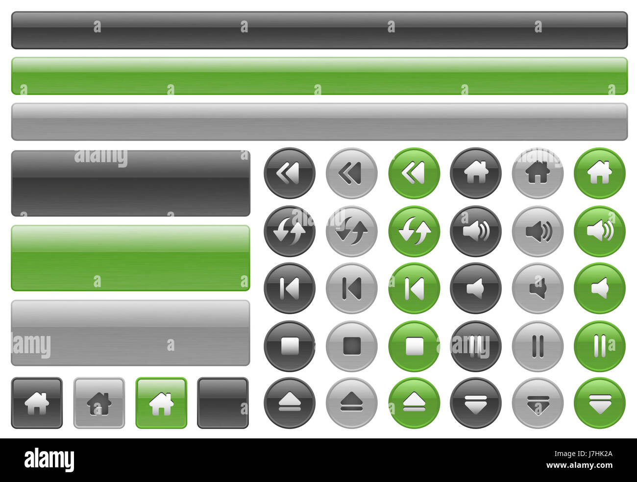 music player video multimedia icons film movie movies internet www  worldwideweb Stock Photo - Alamy, image size:1300x984