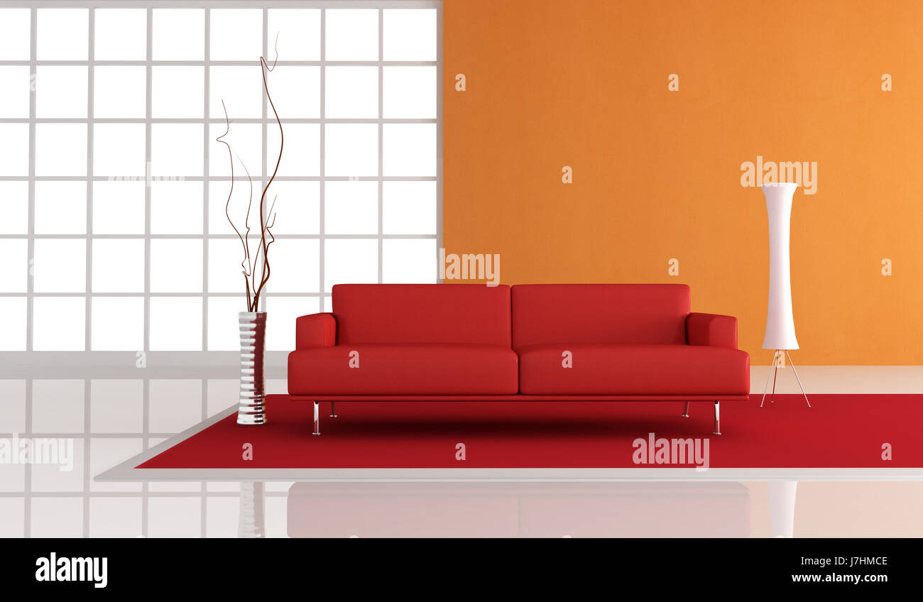Lounge room modern wallpaper hi-res stock photography and images - Alamy