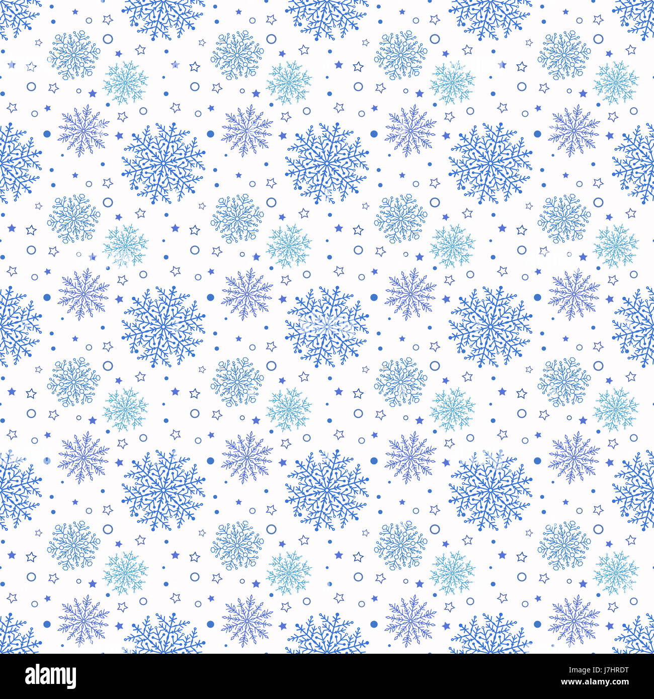 Snowflake Seem Less Background Seamless Background With Snowflakes Stock Photo - Alamy