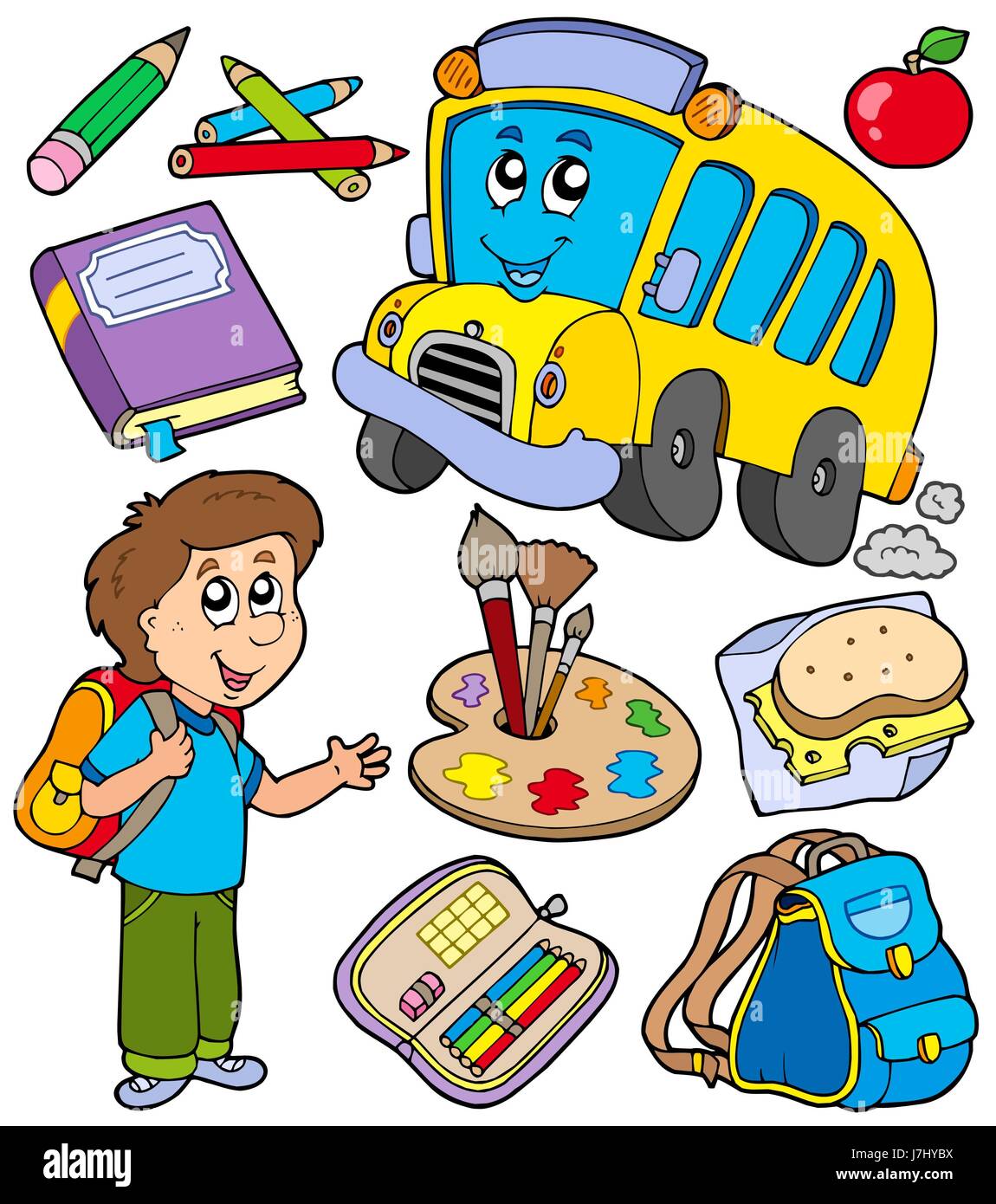 Things in my school bag top
