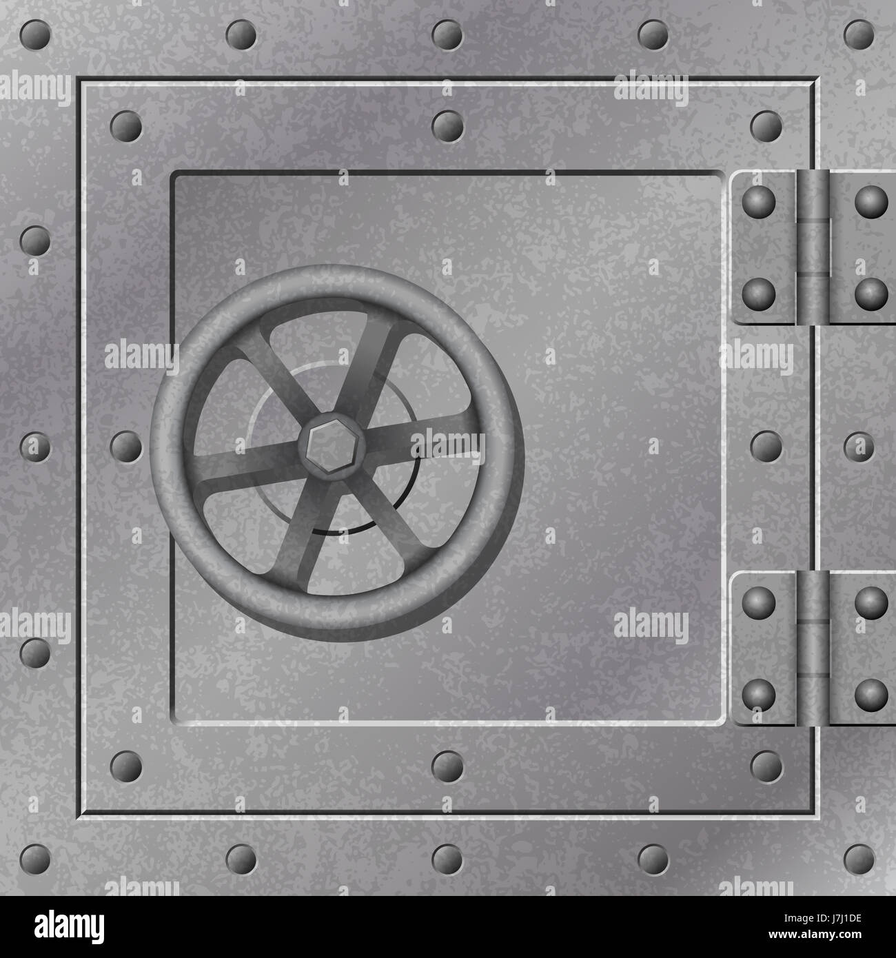 safe vault lock bank lending institution industrial door iron steel