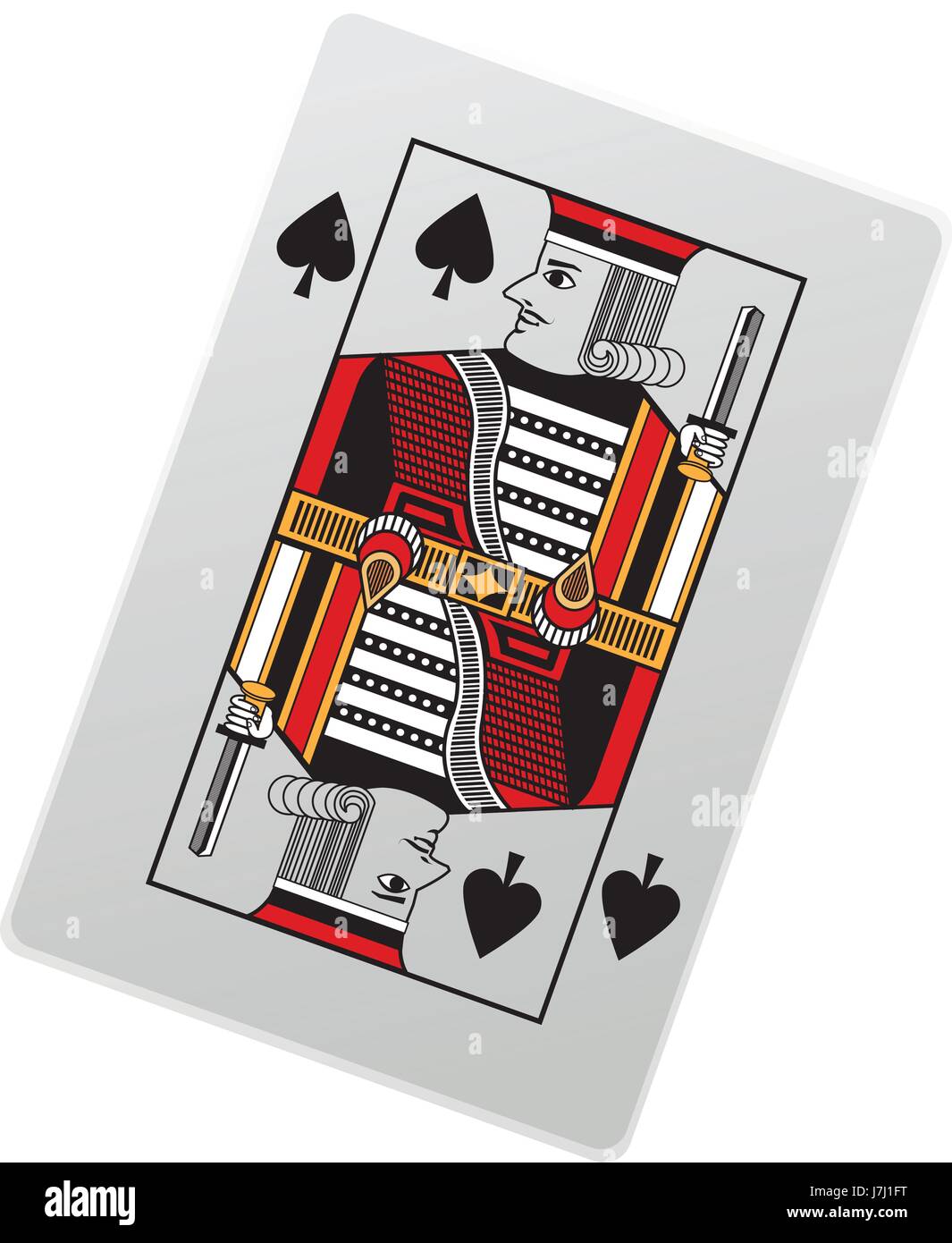 king of spades playing cards Stock Vector Image & Art - Alamy