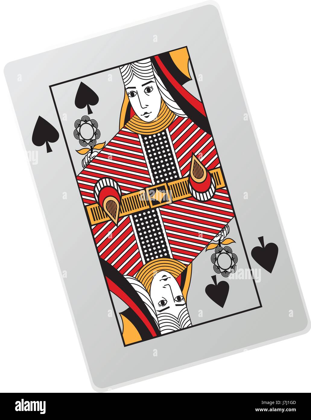 King Of Spades Playing Cards Stock Vector Image And Art Alamy