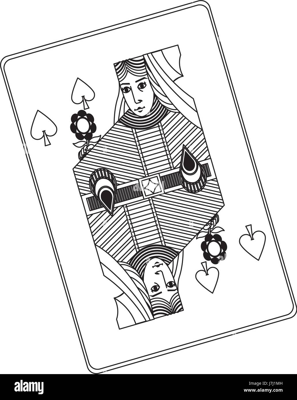 king of spades playing cards Stock Vector Image & Art Alamy