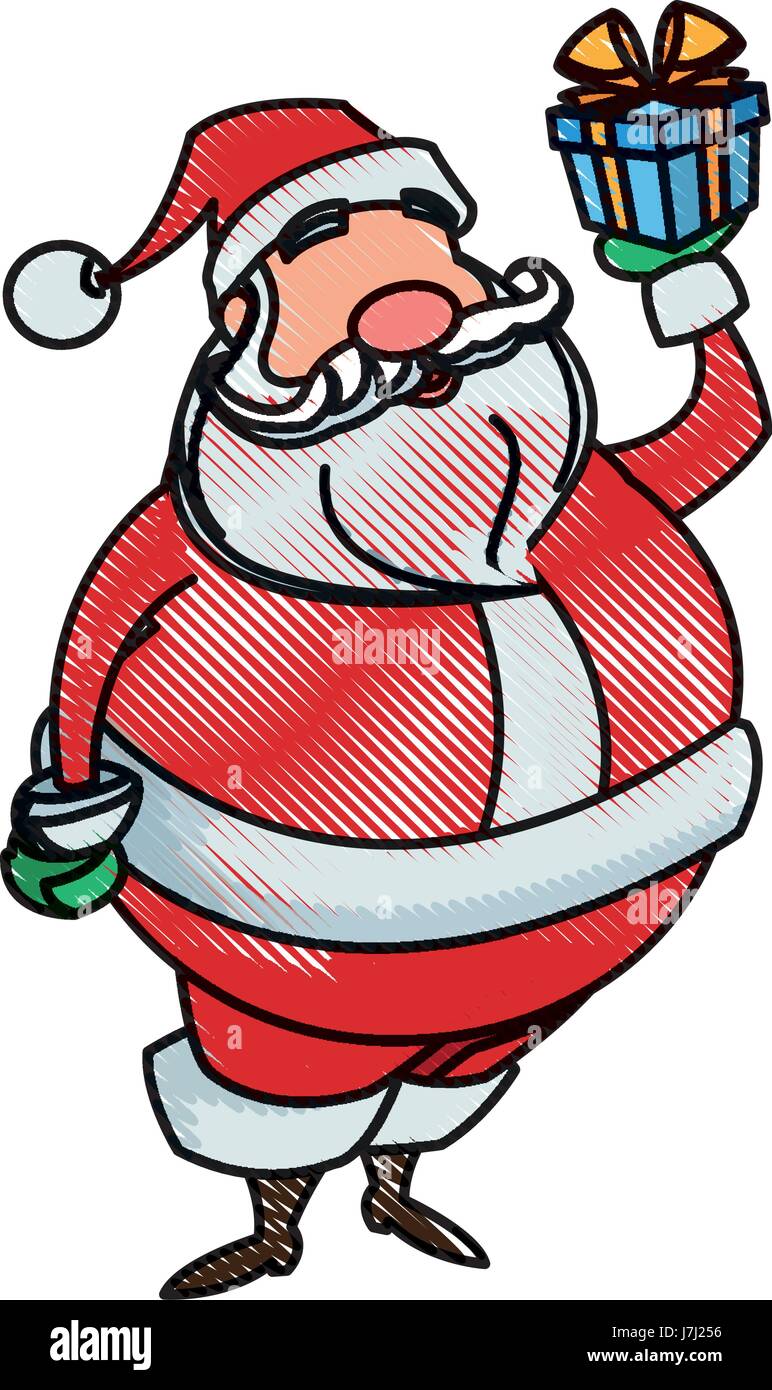 drawing santa claus christmas character style Stock Vector Image & Art - Alamy drawing santa claus christmas character style Stock Vector Image & Art - Alamy