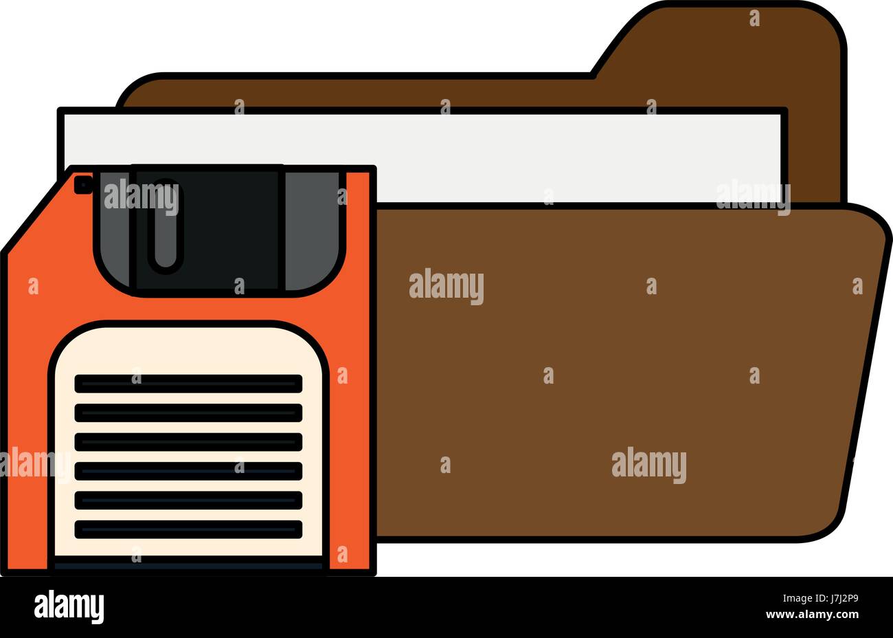 Floppy disk folder Stock Vector Image & Art Alamy
