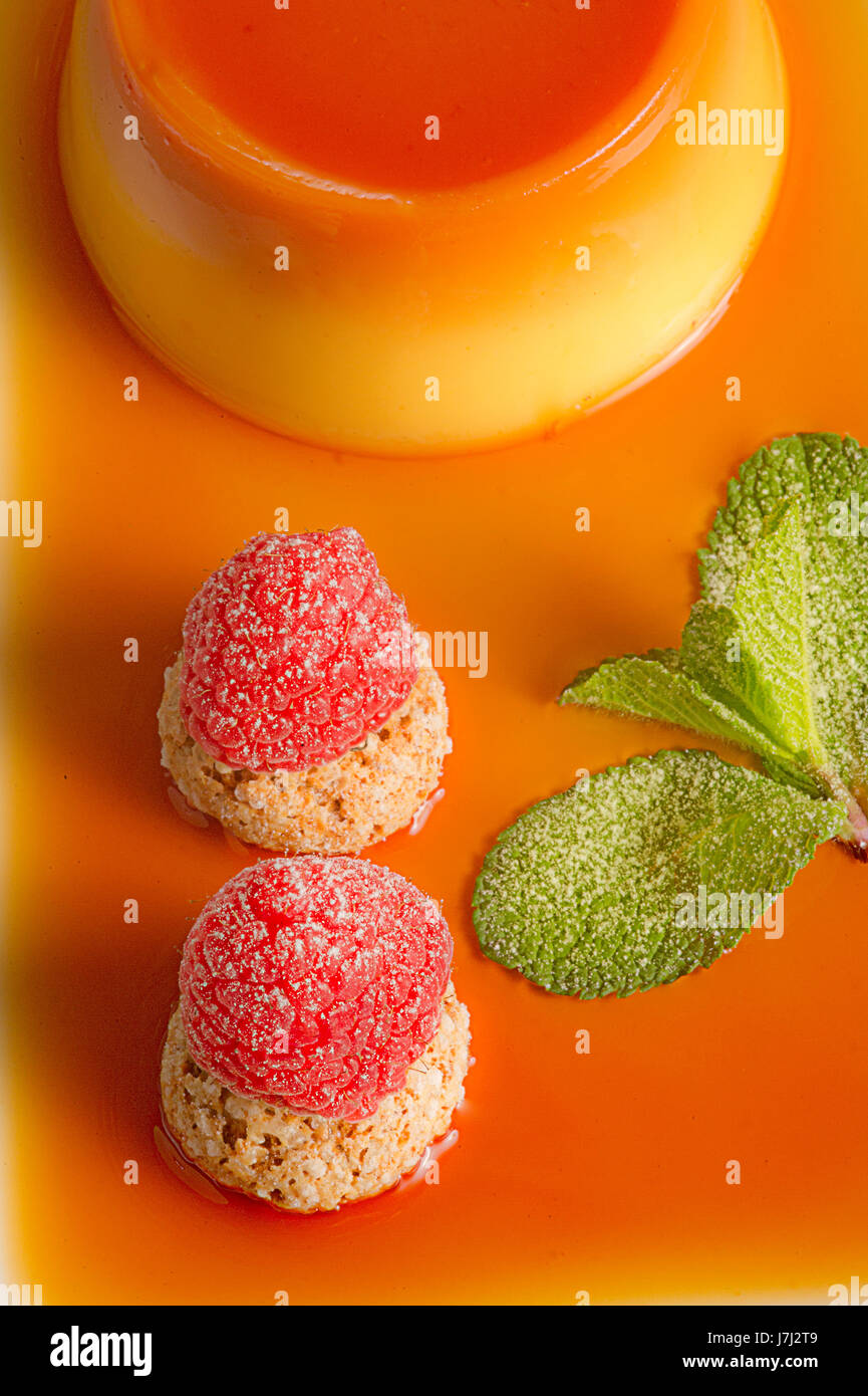 raspberry dessert italy mint sweetfeeds raspberry italian pudding