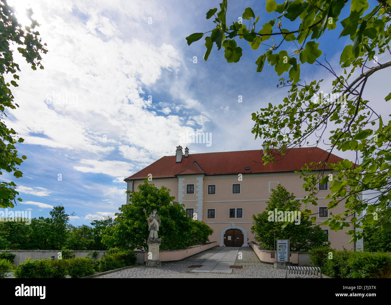 Schloss (castle), today Rathaus (town hall), Vösendorf, Wienerwald, Vienna Woods, Niederösterreich, Lower Austria, Austria Stock Photo
