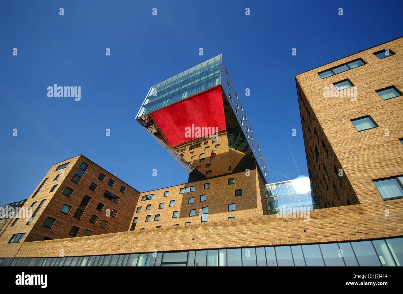 contemporary gebaeudekomplex nhow berlin spreeufer Stock Photo