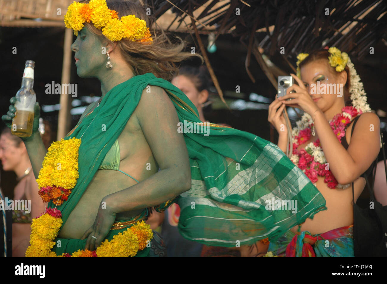Carnival at Arambol Beach, Goa, India Stock Photo