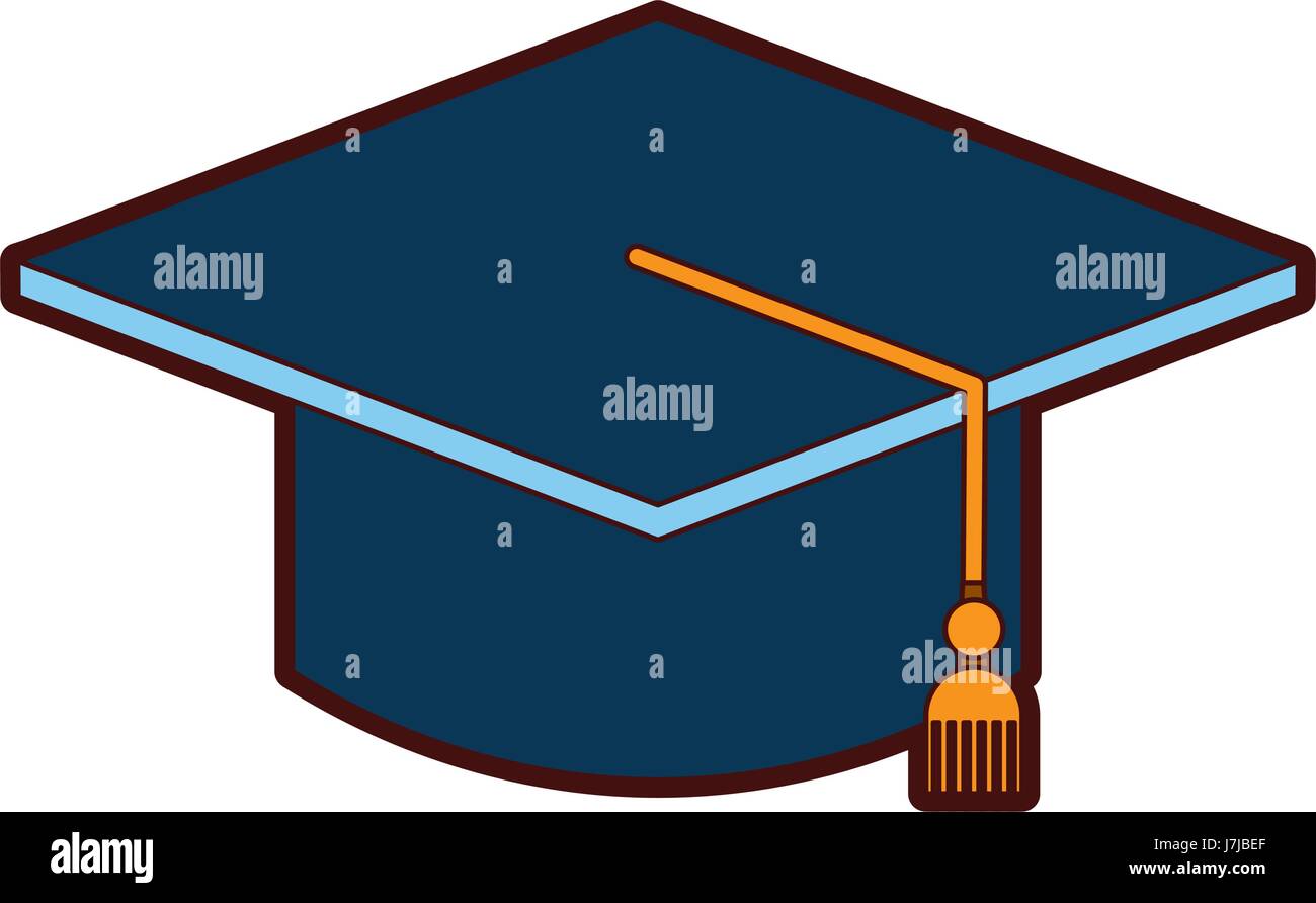 hat graduation isolated icon Stock Vector Image & Art - Alamy