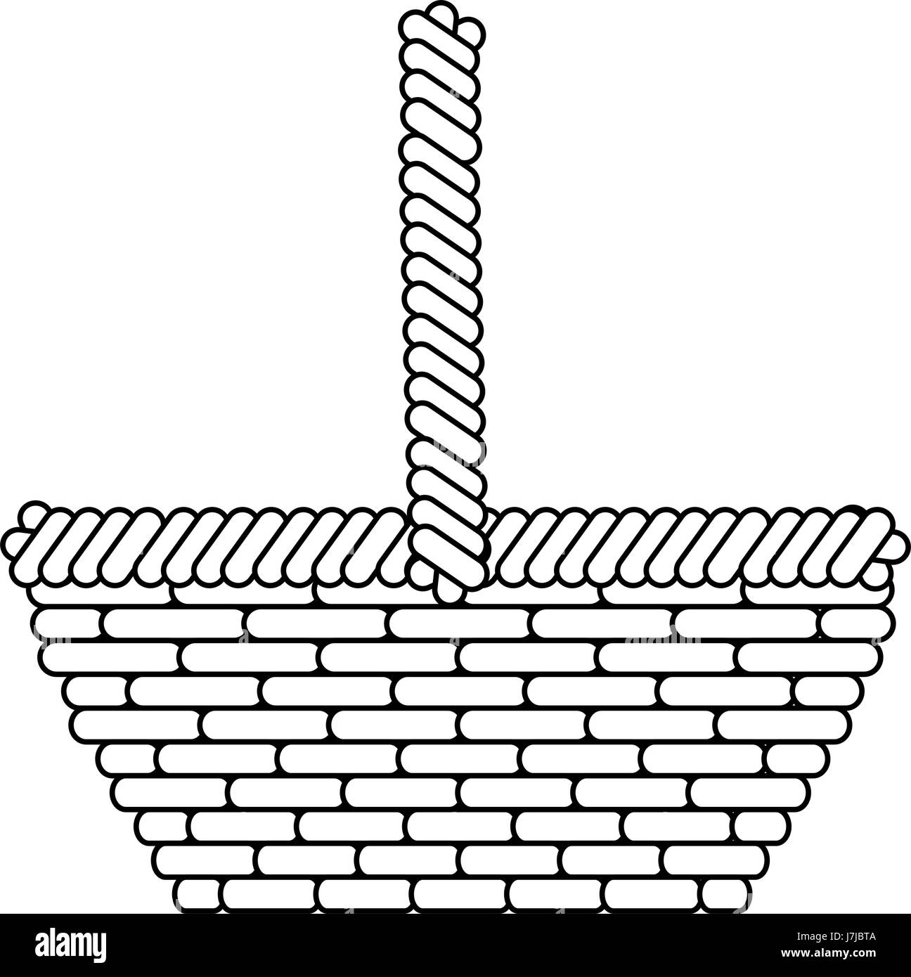 easter basket icon Stock Vector Image & Art - Alamy