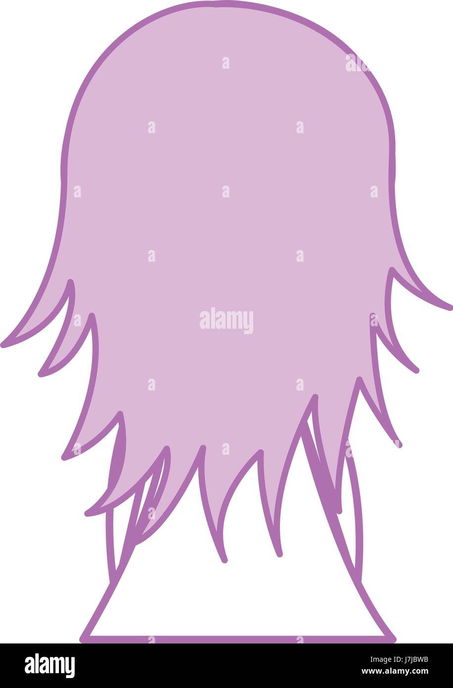 back cute little girl character Stock Vector Image & Art - Alamy