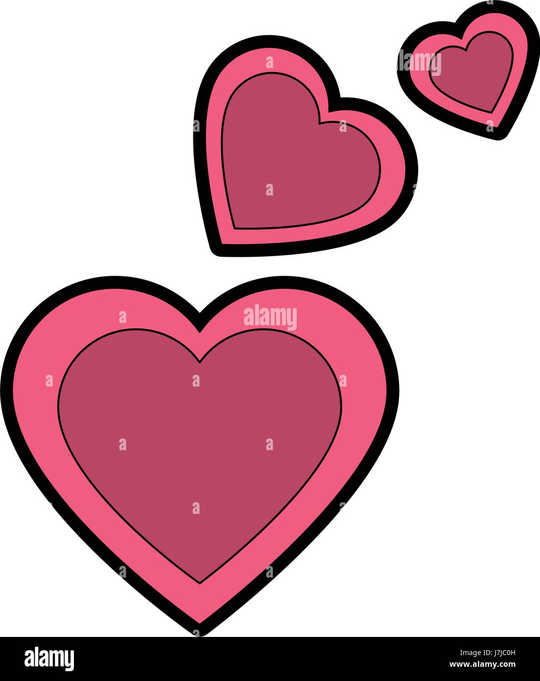 hearts icon image Stock Vector Image & Art - Alamy
