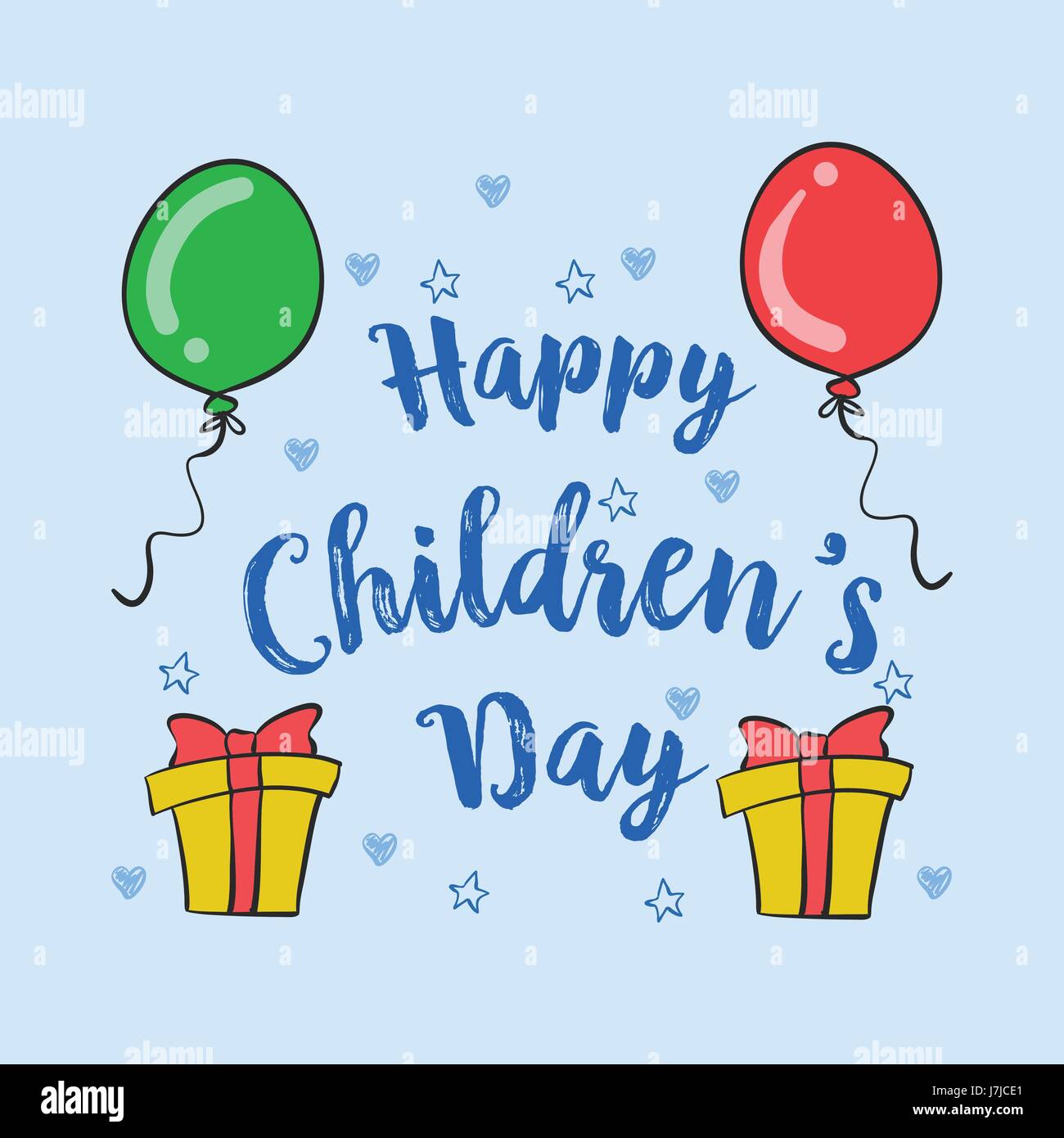 Premium Vector | Happy childrens day illustration