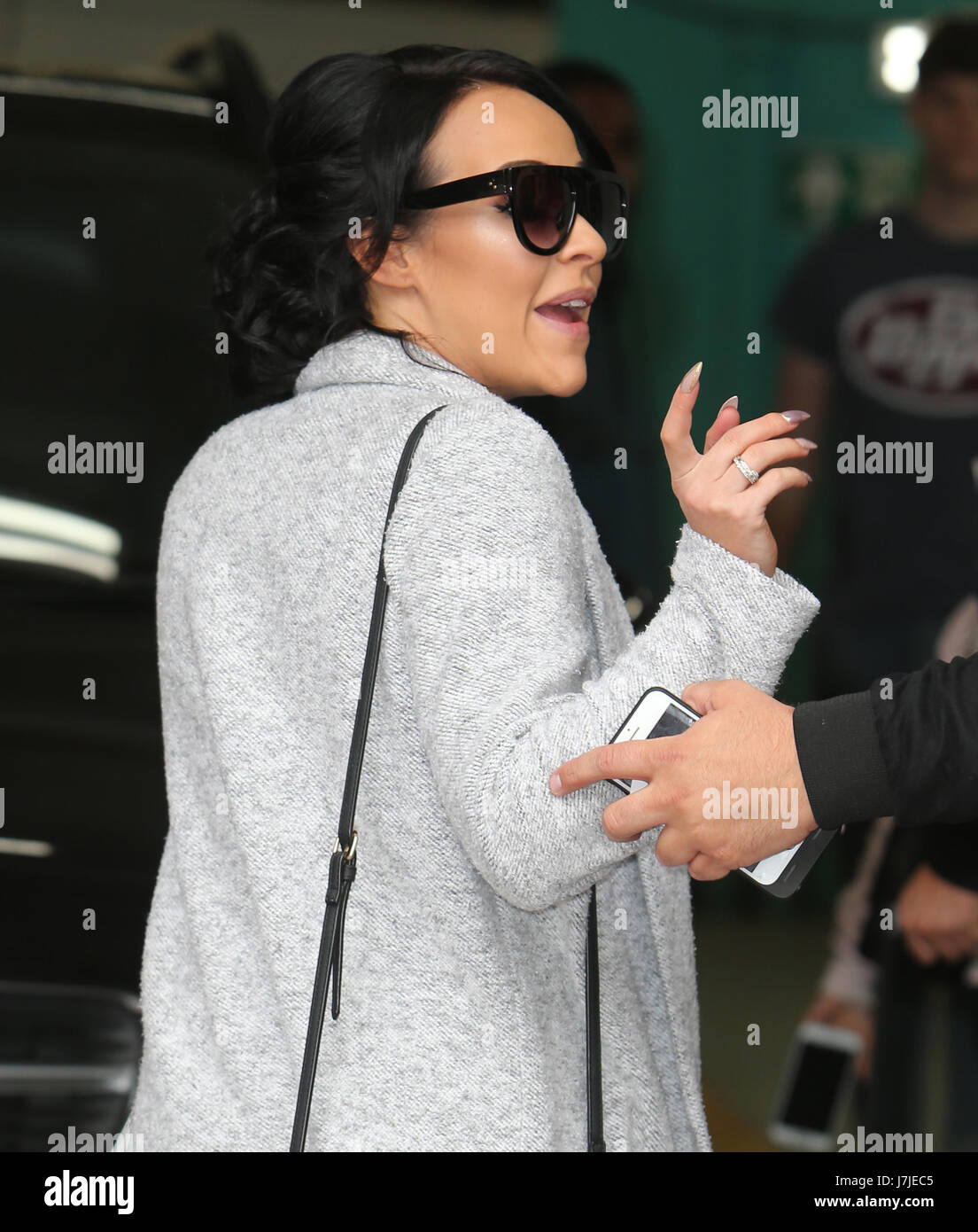 Stephanie Davis outside ITV Studios Featuring: Stephanie Davis Where