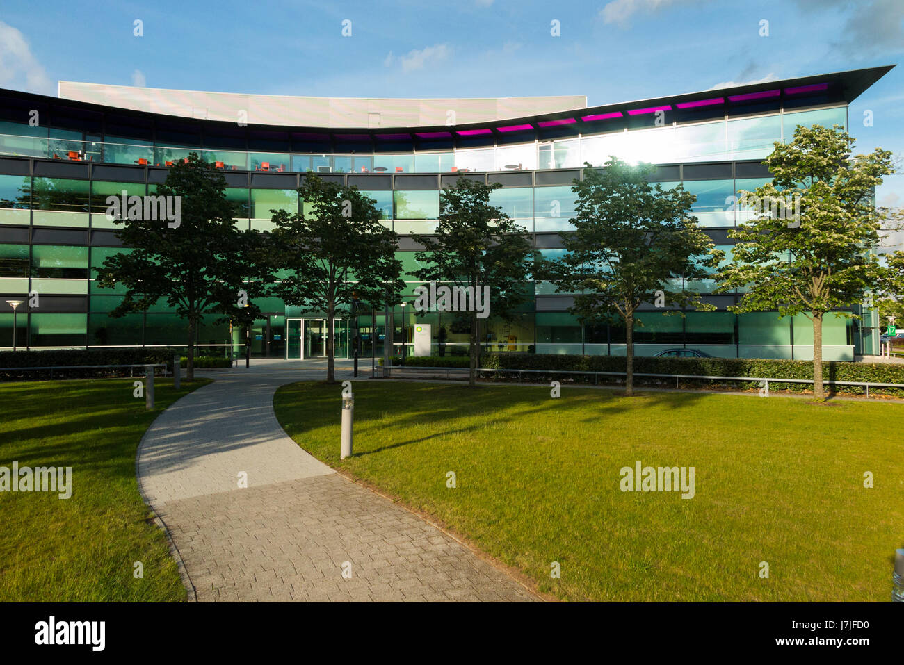 The Sunbury Business Park offices of BP PLC, at the Sunbury business