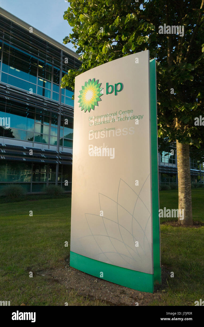 The Sunbury Business Park offices of BP PLC, at the Sunbury business