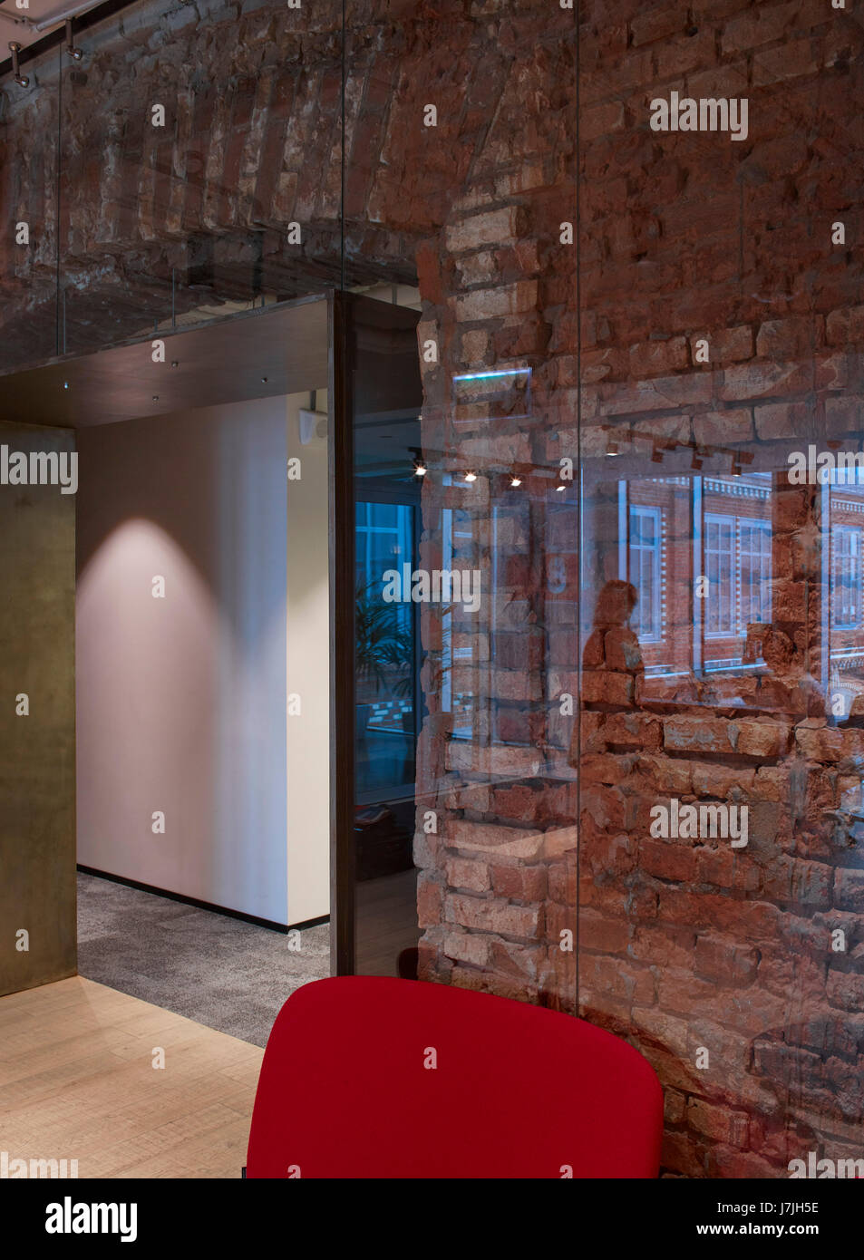 Interior detail in office. The Bolshevik Factory, Moscow, Russia ...
