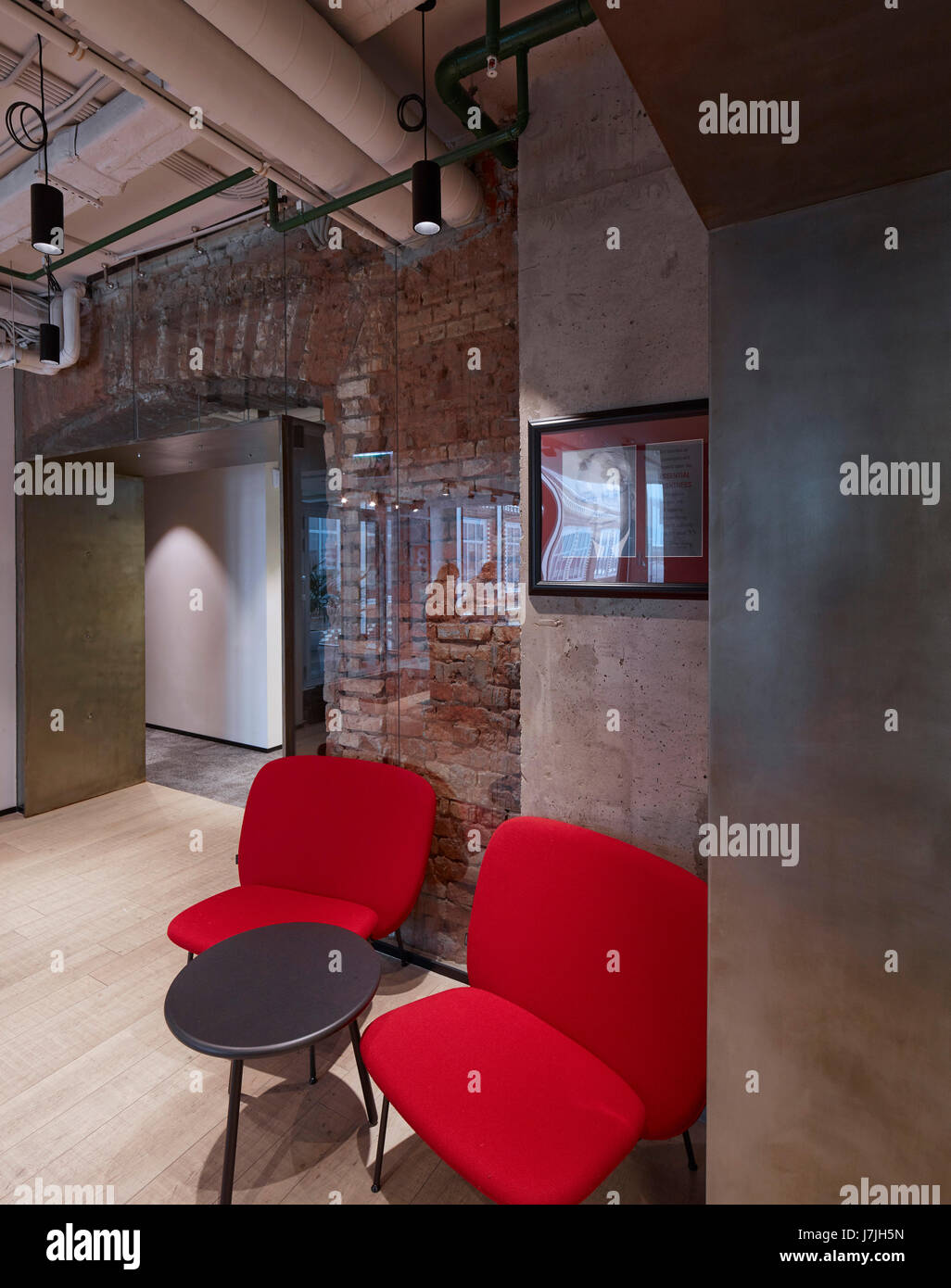 Interior view in office. The Bolshevik Factory, Moscow, Russia ...