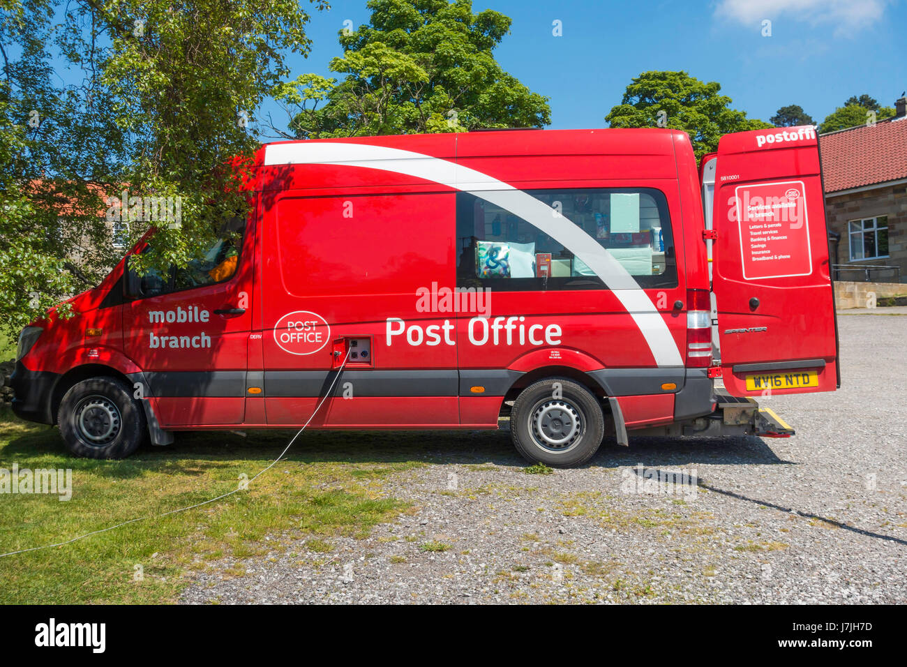 Mobile post office van in hi-res stock photography and images - Alamy