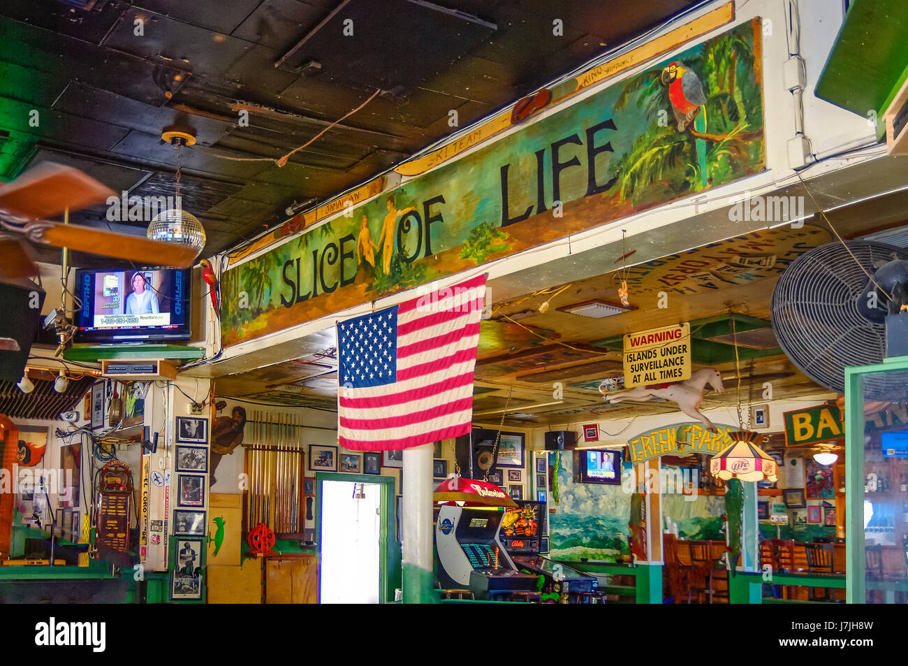 Bar in Key West. Florida. USA Stock Photo Alamy