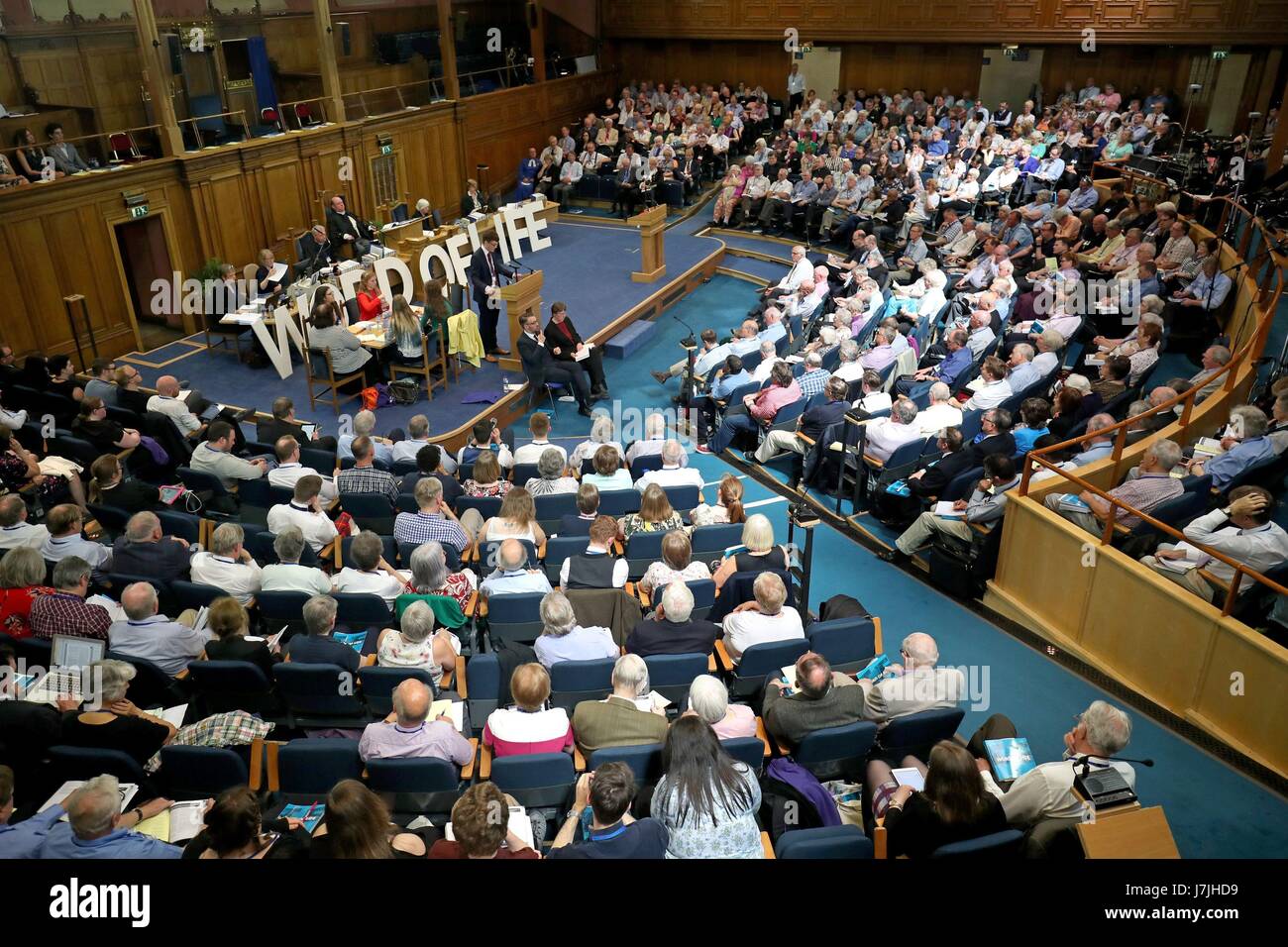 The General Assembly of the Church of Scotland in Edinburgh Stock Photo