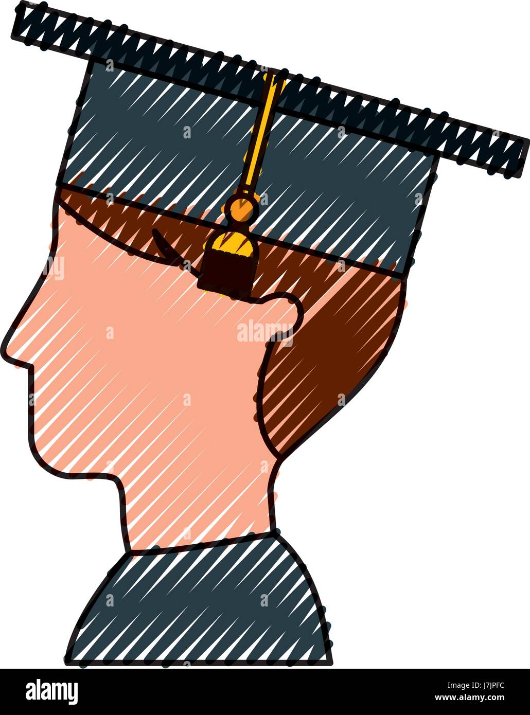 student graduated isolated icon Stock Vector Image & Art - Alamy