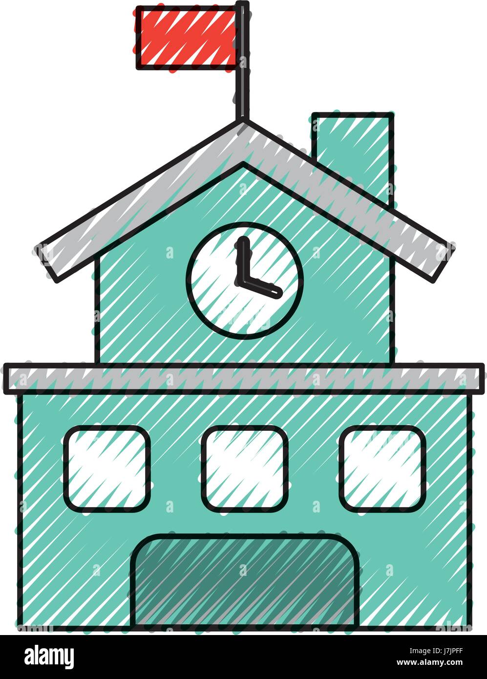 school building isolated icon Stock Vector Image & Art - Alamy