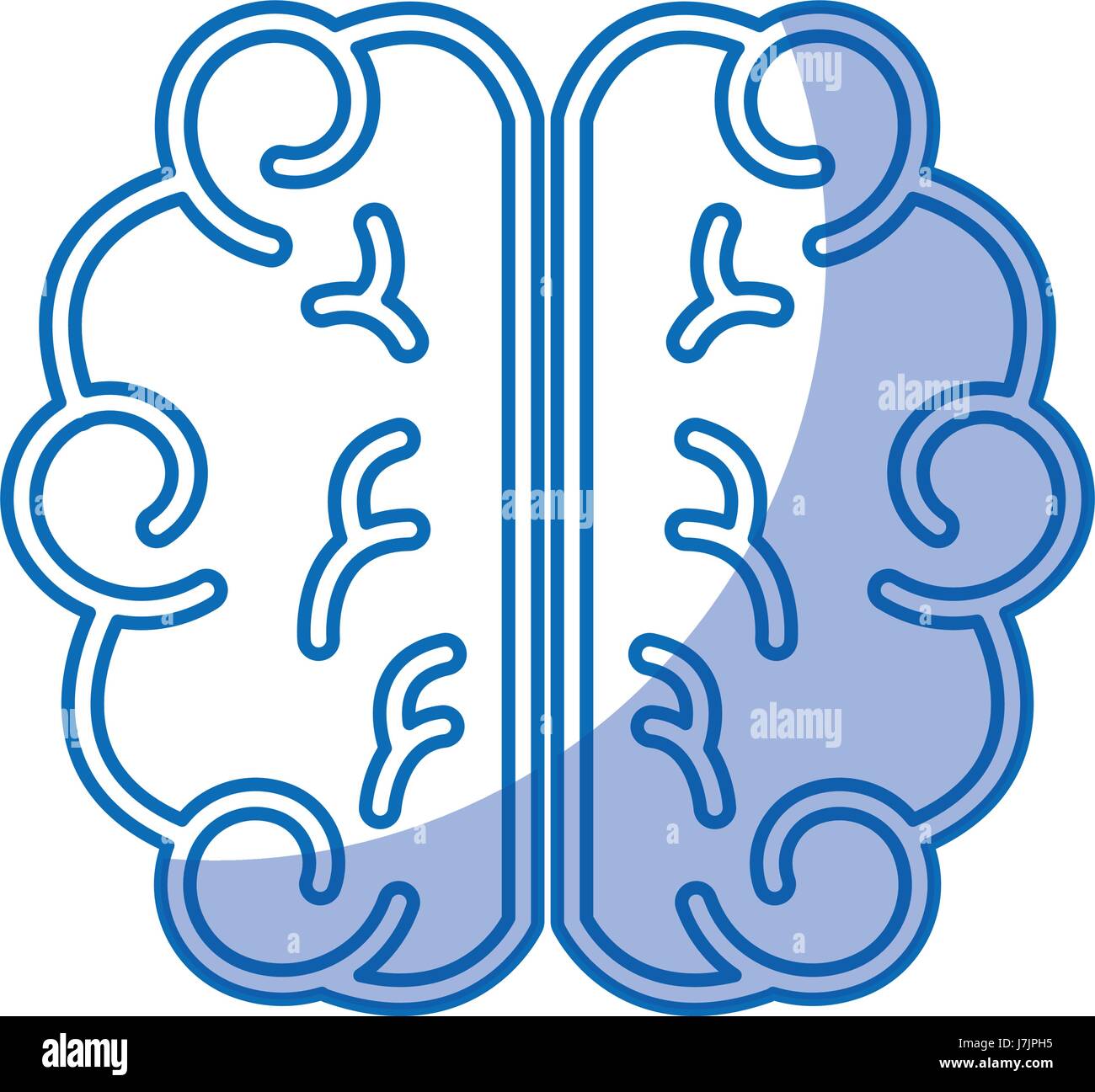 brain human isolated icon Stock Vector Image & Art - Alamy