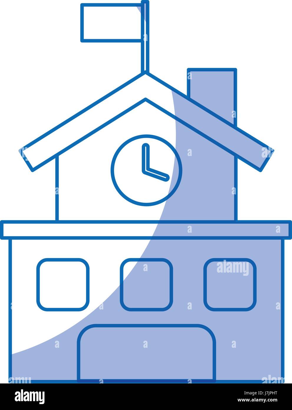school building isolated icon Stock Vector Image & Art - Alamy