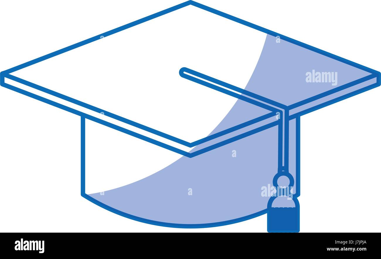 hat graduation isolated icon Stock Vector Image & Art - Alamy