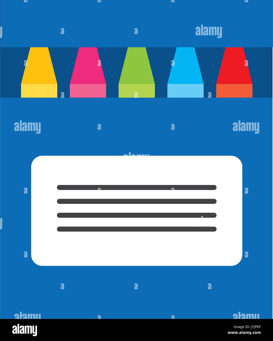 set crayons box icon Stock Vector Image & Art Alamy