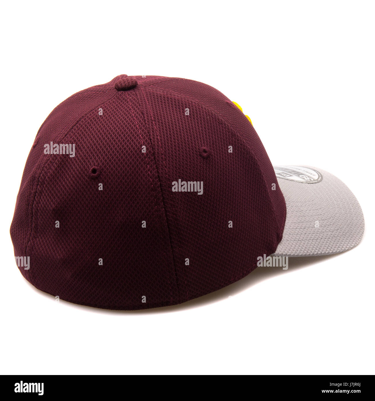 burgundy yankee cap
