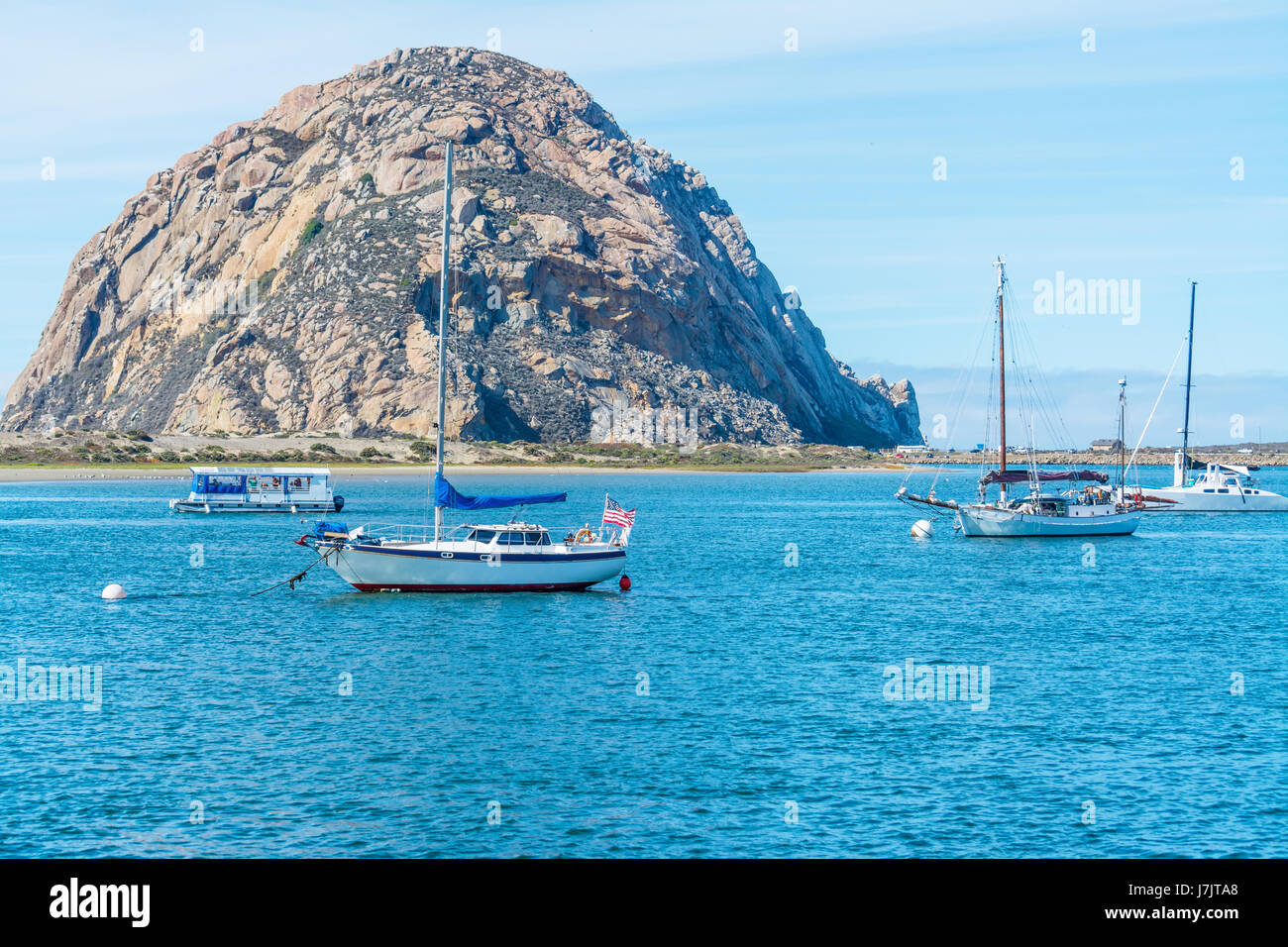 boats in Morro bay, California Stock Photo Alamy