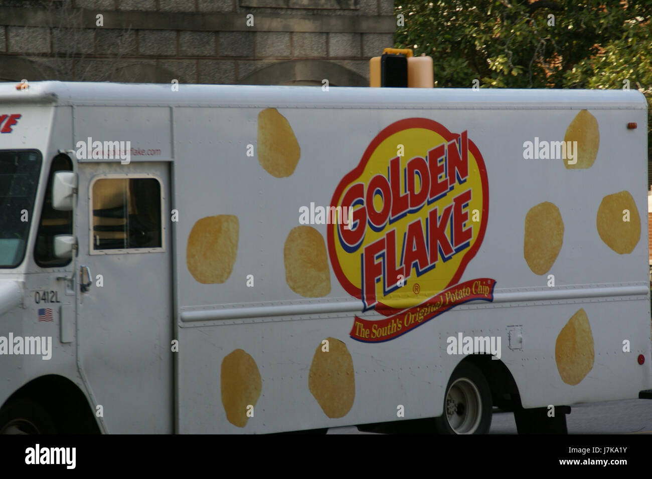 2011.02.18.171004 Lieferwagen Golden Flake Bainbridge Georgia Stock Photo