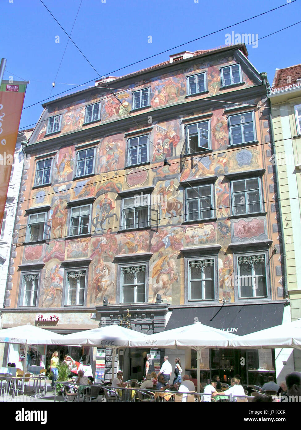 2005 09 08 35 Graz Gemaltes Haus Stock Photo 142412391 Alamy