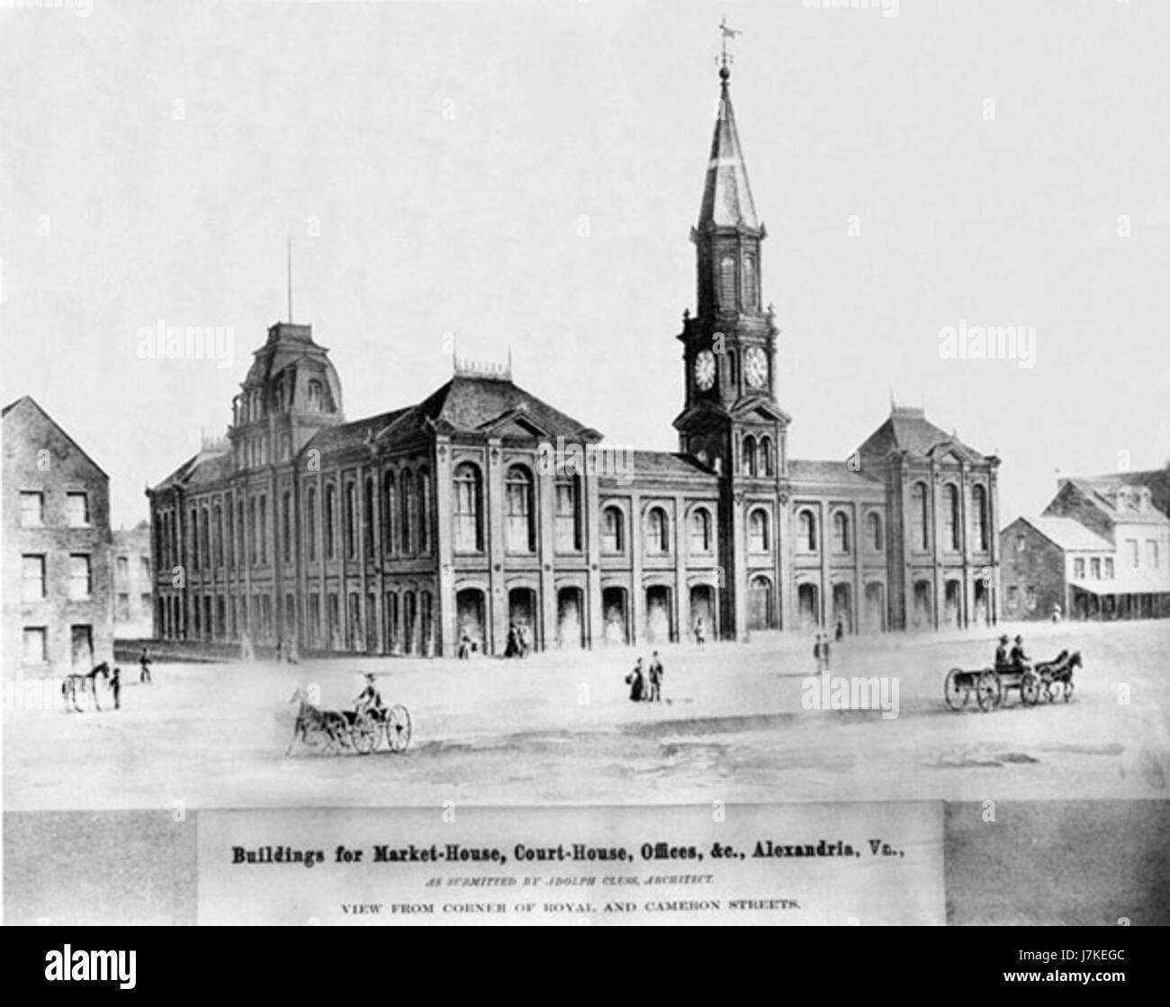 Alexandria city hall Black and White Stock Photos & Images Alamy