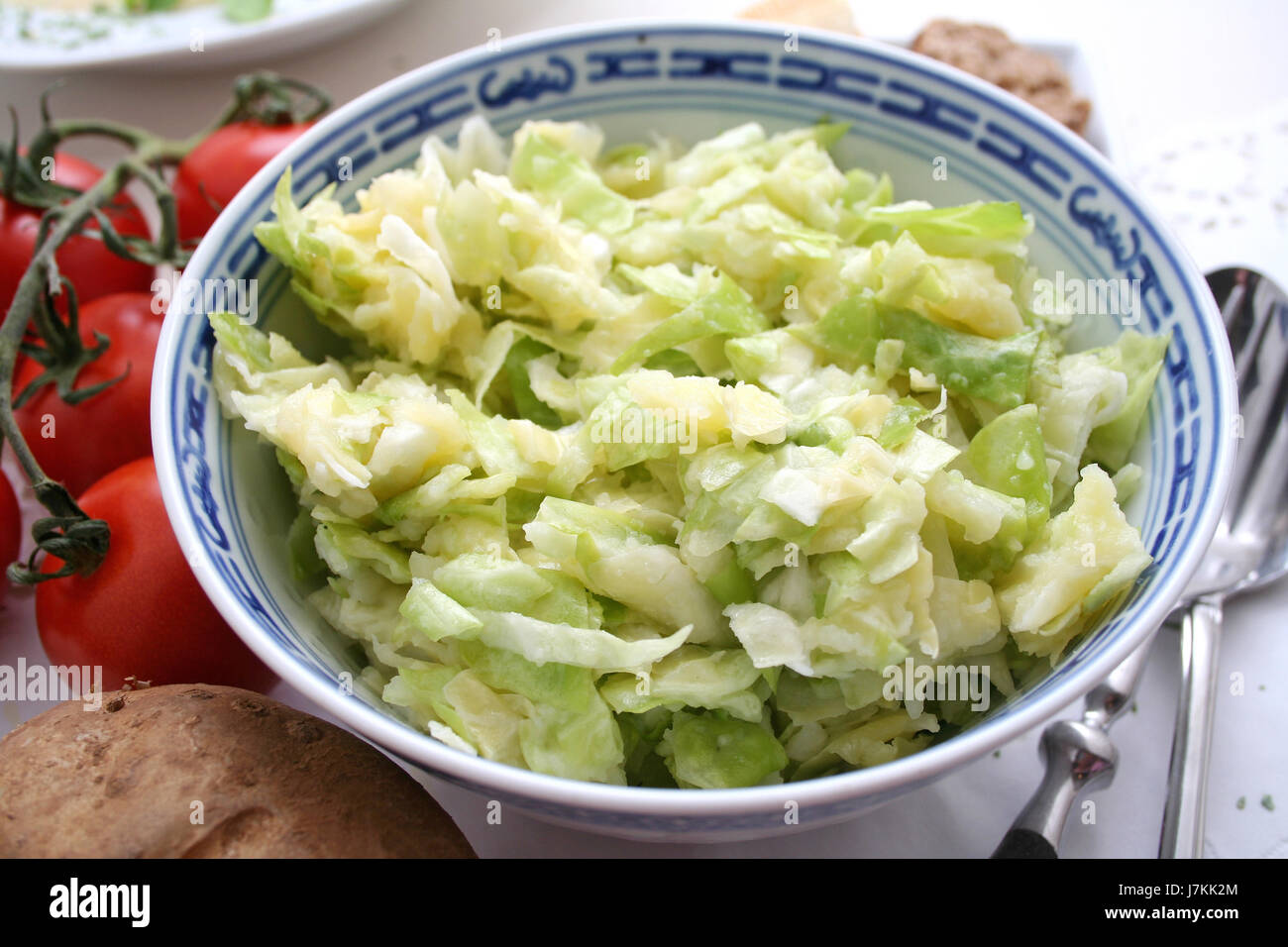 uncooked vegetarian food vegetable cabbage salad food aliment eco uncooked Stock Photo